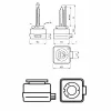 BEC XENON D1S 85V 35W PK32D-2 (cutie) PHILIPS