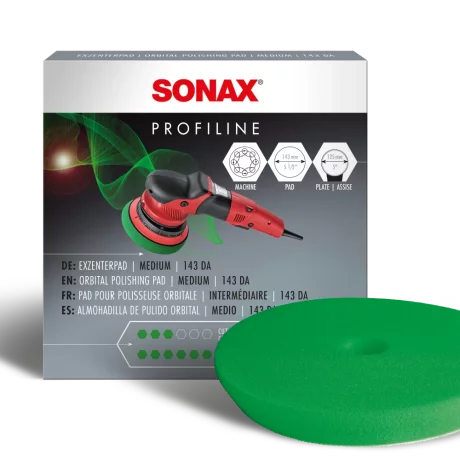 BURETE PENTRU POLISH MEDIU - DUAL ACTION 143MM SONAX