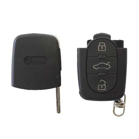 CARCASA CHEIE CONTACT PENTRU AUDI A3 / A6 / A8, 3 BUTOANE, CU CHEIE