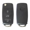 CARCASA CHEIE CONTACT PENTRU VOLKSWAGEN JETTA / PASSAT (B5-B6-B7) / POLO / SCIROCCO / TIGUAN, 3 BUTOANE, CU CHEIE