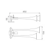 CLAXON CROM CAMION CU DOUA GOARNE 24V 1A