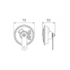 CLAXON ELECTROMAGNETIC 12V 3.5A TON INALT