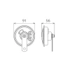 CLAXON ELECTROMAGNETIC 12V 5A TON JOS