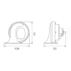 CLAXON ELECTROMAGNETIC 12V 6A TON INALT