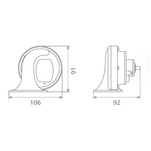 CLAXON ELECTROMAGNETIC 12V 6A TON INALT