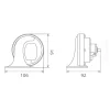CLAXON ELECTROMAGNETIC 12V 6A TON JOS