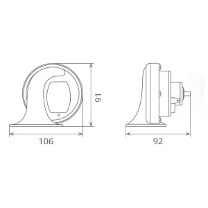 CLAXON ELECTROMAGNETIC 12V 6A TON JOS