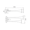 CLAXON ROSU CAMION CU DOUA GOARNE 24V 1A