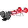 CLAXON ROSU CAMION CU DOUA GOARNE 24V 1A