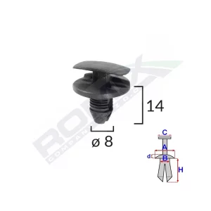 CLEMA PASAJ ROATA PENTRU CITROEN/PEUGEOT/RENAULT SET 10 BUC