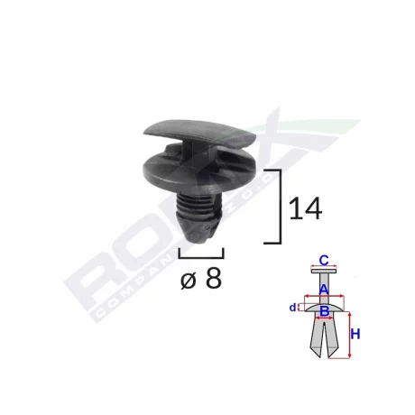 CLEMA PASAJ ROATA PENTRU CITROEN/PEUGEOT/RENAULT SET 10 BUC