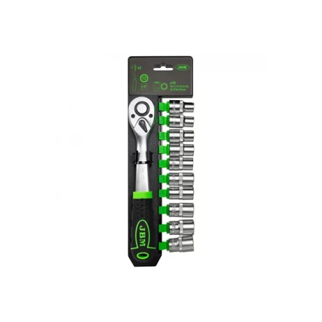 CLICHET CU 72 DINTI 1/2` CU SET TUBULARE HEXAGONALE JBM