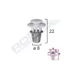 CLIPS FIXARE ELEMENTE EXTERIOARE PENTRU SEAT VW 8X22MM - ALB SET 10 BUC