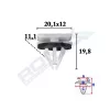 CLIPS FIXARE ELEMENTE EXTERIOR PENTRU FORD, OPEL, CHEVROLET 11.1X19.8X20.1MM GRI - SET 10 BUC