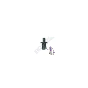 CLIPS FIXARE FIAT - NEGRU SET 25 BUC
