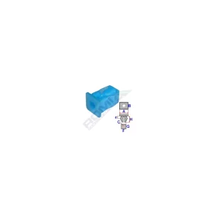 CLIPS FIXARE PENTRU ALFA/ ROMEO/ FIAT /LANCIA - ALBASTRU SET 25 BUC