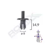 CLIPS FIXARE PENTRU AUDI, MERCEDES, OPEL 8X14.9MM NEGRU - SET 10 BUC