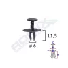 CLIPS FIXARE PENTRU BMW MINI 6X11.5MM - NEGRU SET 10 BUC