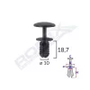 CLIPS FIXARE PENTRU FORD - 10X18.7MM - NEGRU SET 10 BUC