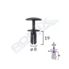 CLIPS FIXARE PENTRU FORD - 8X19MM - NEGRU SET 10 BUC