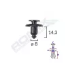CLIPS FIXARE PENTRU MAZDA/SUBARU 8X14.3MM - NEGRU SET 10 BUC