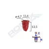 CLIPS FIXARE PENTRU MERCEDES 11.4X13.5MM - ROSU SET 25 BUC