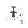 CLIPS FIXARE PENTRU MERCEDES 5X11.2MM - NEGRU SET 10 BUC