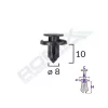 CLIPS FIXARE PENTRU NISSAN/TOYOTA/LEXUS/SUZUKI 8X10MM - NEGRU SET 10 BUC