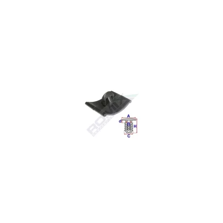 CLIPS FIXARE PENTRU OPEL - NEGRU SET 10 BUC
