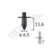 CLIPS FIXARE PENTRU SUZUKI 6.5X11.6MM - NEGRU SET 10 BUC