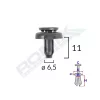 CLIPS FIXARE PENTRU TOYOTA6.5X11MM NEGRU SET 10 BUC