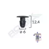 CLIPS FIXARE PENTRU TOYOTA/LEXUS 6X12.4MM - NEGRU SET 10 BUC