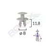 CLIPS FIXARE PENTRU VW 8X11.8MM - GRI SET 10 BUC