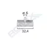 CLIPS PRAGURI BMW 6X24MM - GRI SET 10 BUC