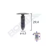 CLIPS TAPITERIE PENTRU GM 6.5X29.4MM - NEGRU SET 10 BUC