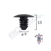 CLIPS TAPITERIE PENTRU GRUP VAG 9X15MM - NEGRU SET 10 BUC