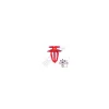 CLIPS TAPITERIE PENTRU OPEL - ROSU SET 10 BUC