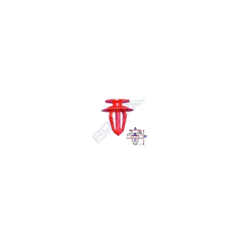 CLIPS TAPITERIE PENTRU OPEL - ROSU SET 10 BUC