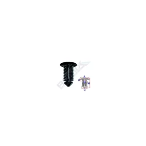 CLIPS TAPITERIE PENTRU RENAULT 8.9X21.2MM - NEGRU SET 10 BUC