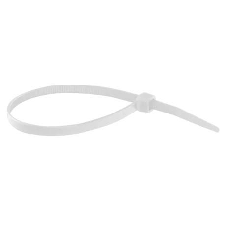 COLIERE NYLON ALBE 2.5*200 MM SET 100 BUC