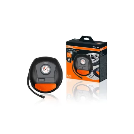 COMPRESOR AUTO 12V 120 W CU AFISAJ ANALOGIC TYREINFLATE 200 OSRAM