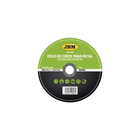 DISC DE TAIERE DEBITARE IN METAL 125 X 6 MM T27 JBM