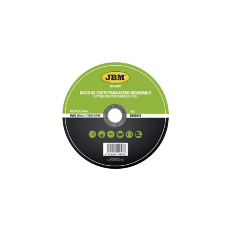 DISC DE TAIERE DEBITARE IN OTEL INOXIDABIL 115 X 1 MM T41 JBM