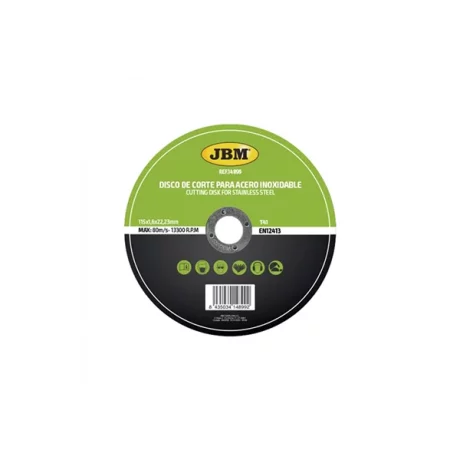 DISC DE TAIERE DEBITARE IN OTEL INOXIDABIL 115 X 1.6MM T41 JBM