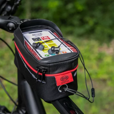 GENTUTA IMPERMEABILA PENTRU BICICLETA CU SUPORT TELEFON
