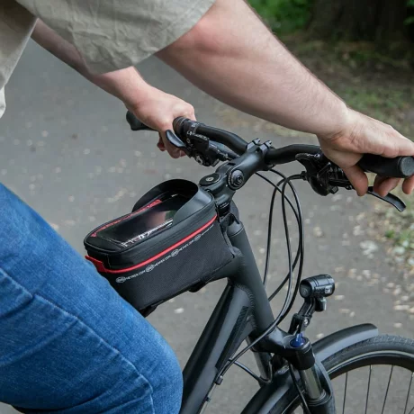 GENTUTA IMPERMEABILA PENTRU BICICLETA CU SUPORT TELEFON