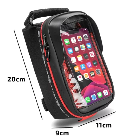 GENTUTA IMPERMEABILA PENTRU BICICLETA CU SUPORT TELEFON
