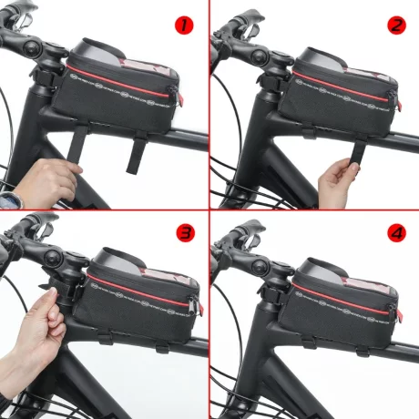 GENTUTA IMPERMEABILA PENTRU BICICLETA CU SUPORT TELEFON
