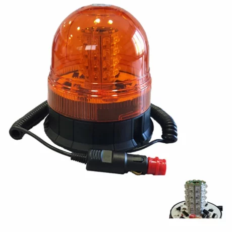 GIROFAR INTERMITENT CU LEDURI 12-24V. BAZA MAGNETICA JBM