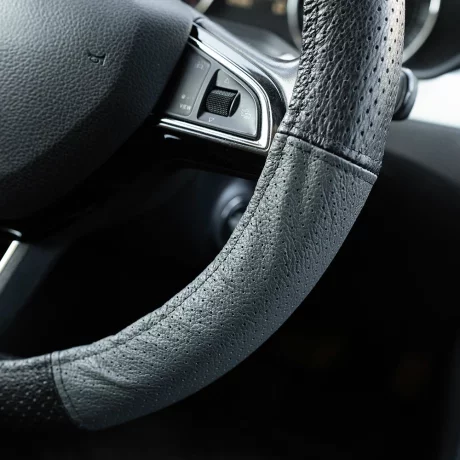 HUSA VOLAN PIELE NATURALA PERFORATA GRI 37-39 CM MEGA DRIVE